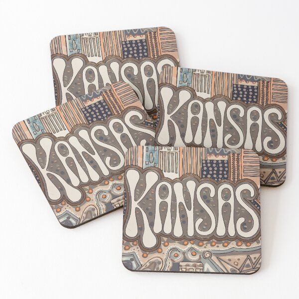 Item preview, Kansas City Vintage Whimsical Retro Typography Art designed and sold by Witty Shirts.