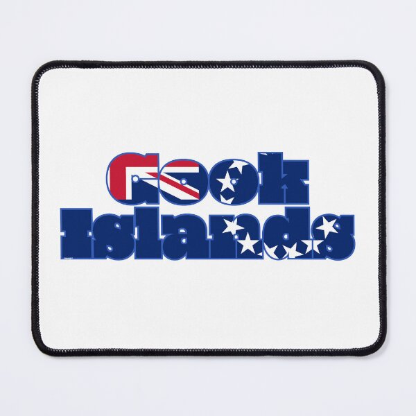 Item preview, Cook Islands Font with Cook Islander Flag designed and sold by Havocgirl.