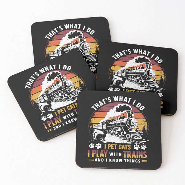 Item preview, Model Train Enthusiast – That’s What I Do, Train Lover and Cat Owner designed and sold by tmerchtrends.