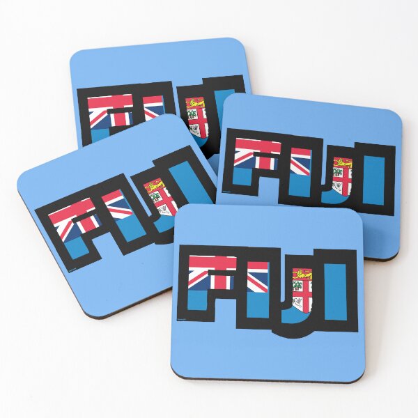 Item preview, Fiji Font with Fijian Flag designed and sold by Havocgirl.