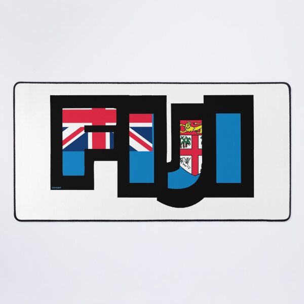Item preview, Fiji Font with Fijian Flag designed and sold by Havocgirl.