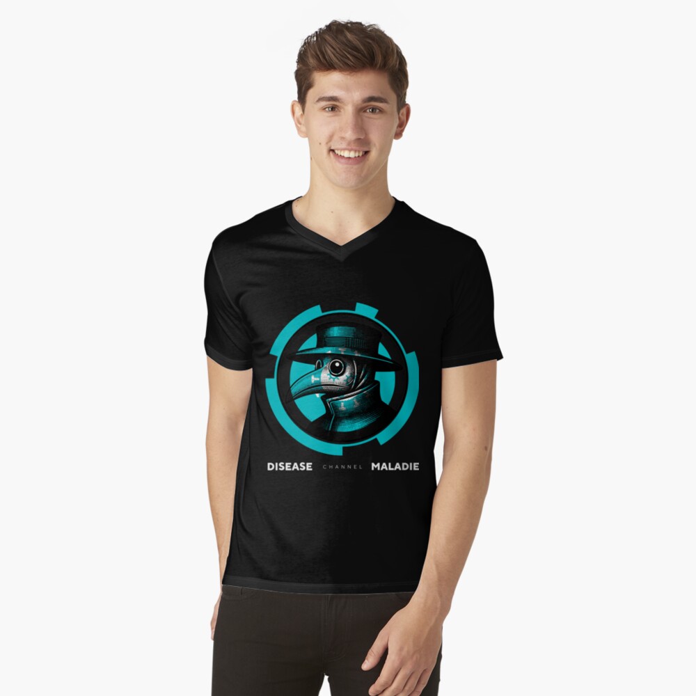 Aperçu de l'œuvre T-shirt col V créée et vendue par LuluStudios1.