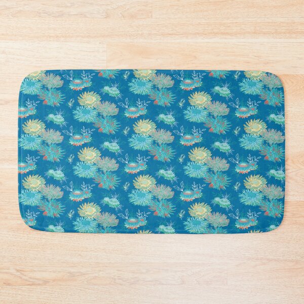 Item preview, Australian Everlasting Daisy Pattern green orange yellow designed and sold by blueidesign.