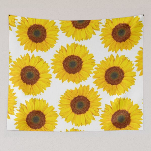 Item preview, Sunflower heads on a white back drop. designed and sold by claireseyeview.
