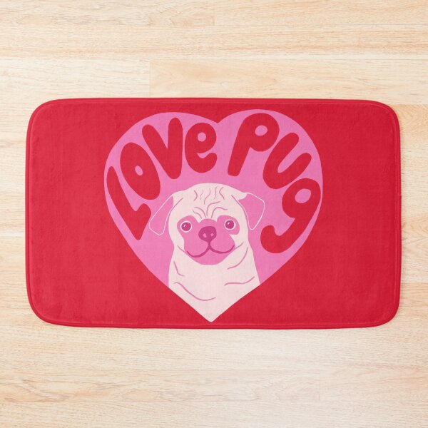 Item preview, Love pug cute dog designed and sold by SaryandSaff.