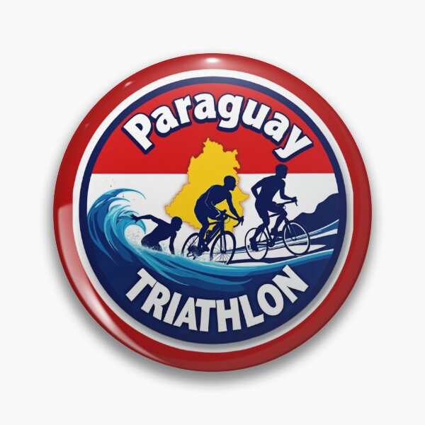 Artikelvorschau, Paraguay Triathlon – Schwimmen, Radfahren, Laufen Ausdauersport Design entworfen und verkauft von Triathlongram.