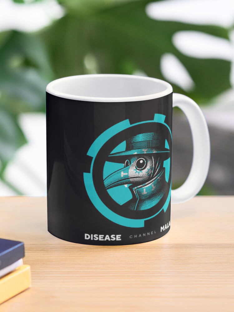 Aperçu 1 sur 6. Mug à café avec l'œuvre Chaîne Maladie - Docteur de la Peste créée et vendue par LuluStudios1.