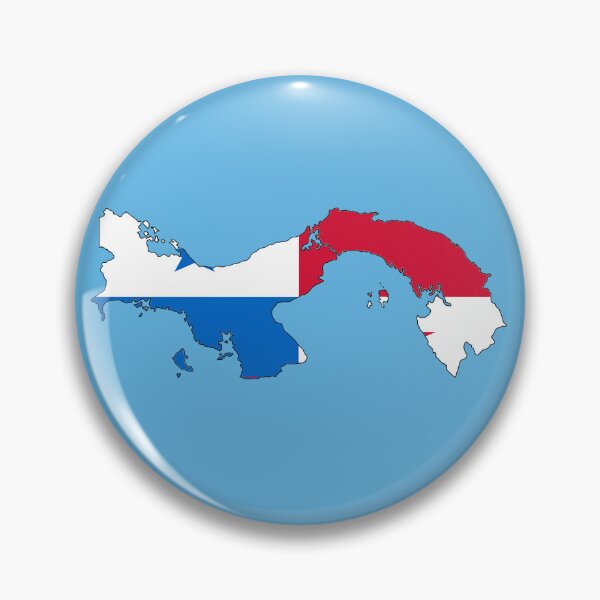 Artikelvorschau, Panama-Flagge auf panamaischer Karte entworfen und verkauft von Havocgirl.