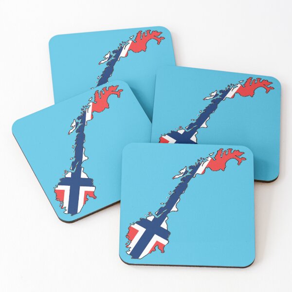 Item preview, Norway Map with Norwegian Flag designed and sold by Havocgirl.