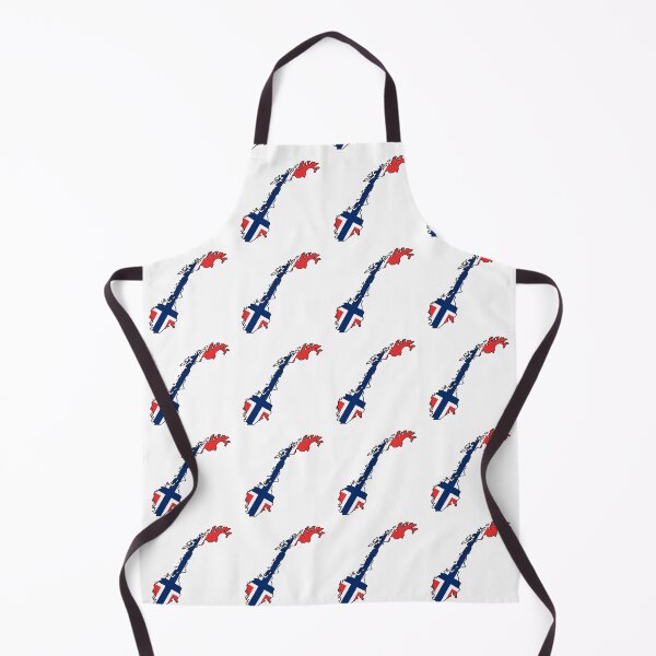 Item preview, Norway Map with Norwegian Flag designed and sold by Havocgirl.