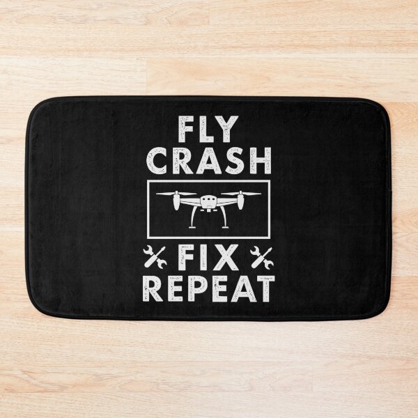 Item preview, Fly, Crash, Fix, Repeat – Funny Drone Pilot for Aerial Photography designed and sold by tmerchtrends.