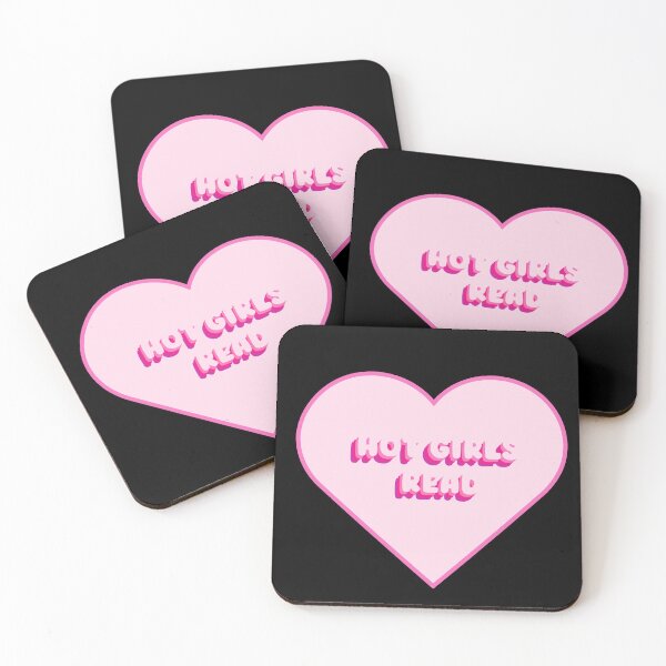 Item preview, Hot Girls Read Books Pink Aesthetic Cute Pastel Colors  Book Girly - funny for Valentine Day Gifts designed and sold by MatthewViews.