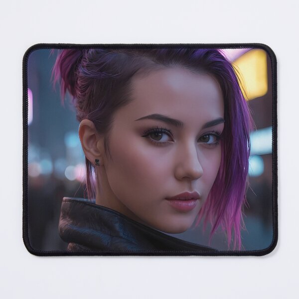 Item preview, Cyberpunk Woman Portrait designed and sold by papi1998.