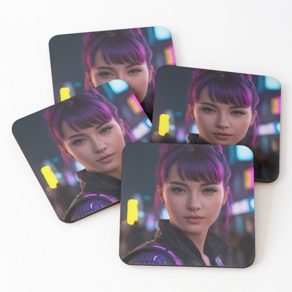 Item preview, Cyberpunk Woman Portrait designed and sold by papi1998.