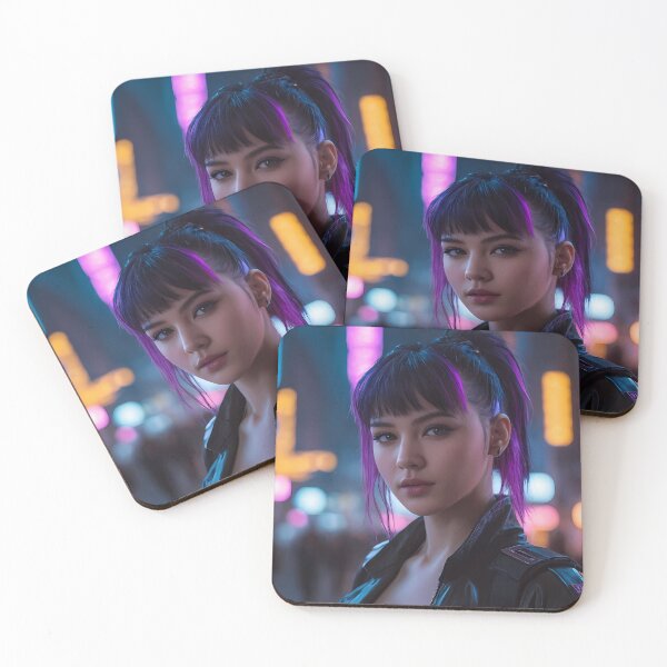 Item preview, Cyberpunk Woman Portrait designed and sold by papi1998.