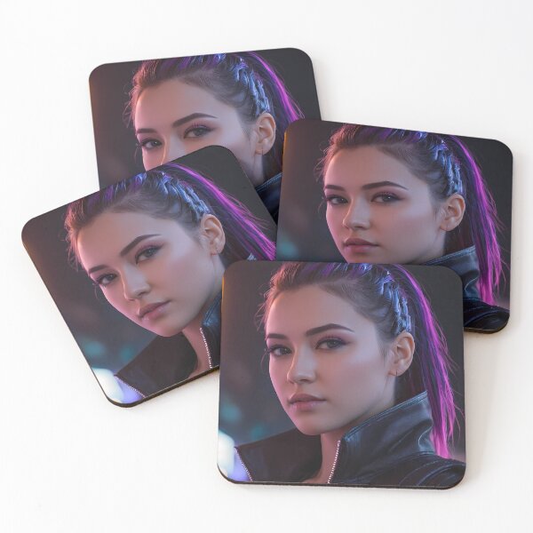 Item preview, Cyberpunk Woman Portrait designed and sold by papi1998.