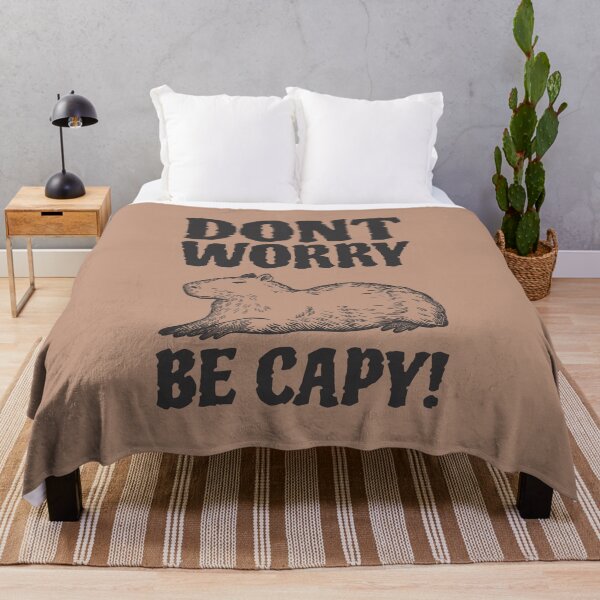 Item preview, Capybara don't worry be capy designed and sold by Animalovedesign.