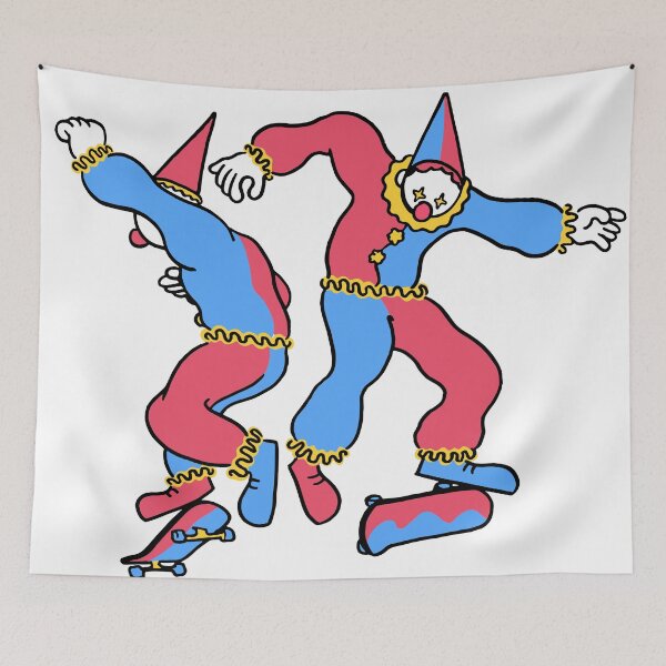 Item preview, Skater Clowns (light) designed and sold by Melanie Westfall.