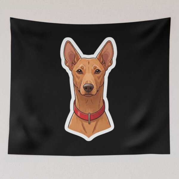 Item preview, pharaoh hound designed and sold by StickersRyous.