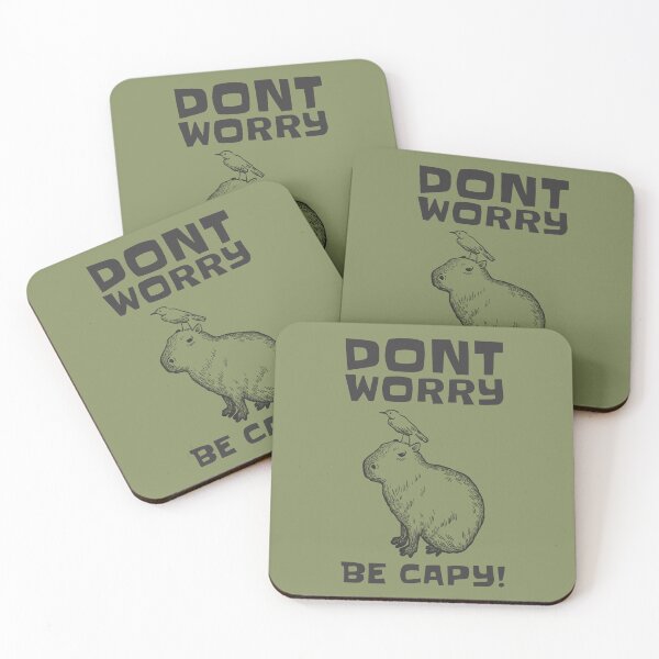 Item preview, Stay Chill Capybara’s Secret to Happiness designed and sold by Animalovedesign.