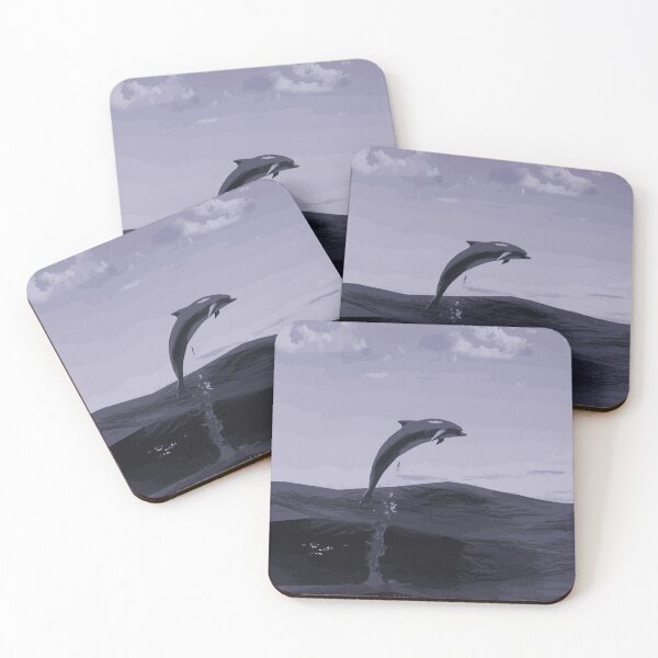 Item preview, Dolphin Illustration - Late Evening designed and sold by OG-Graphics.