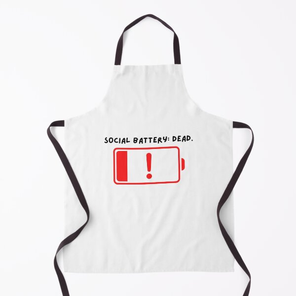 Item preview, Social Battery: Dead, Low Social Battery designed and sold by ricdrip.