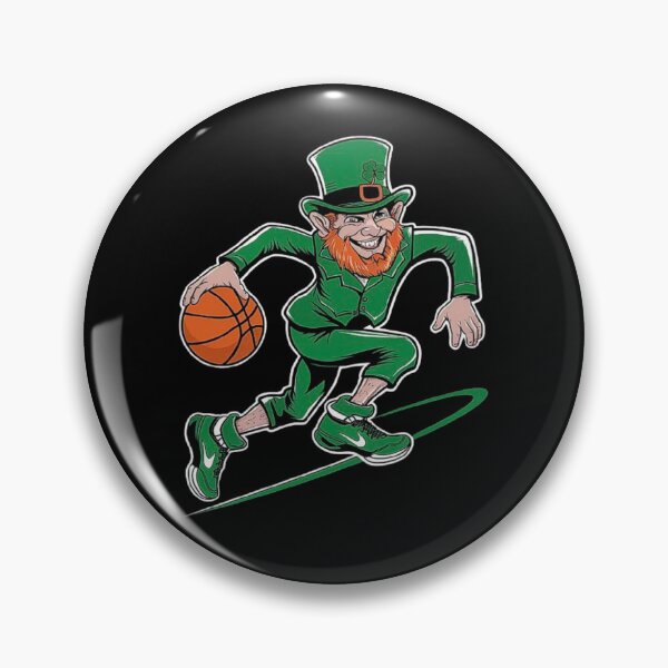 Item preview, Green Irish Mascot Playing Basketball Design designed and sold by love3617.