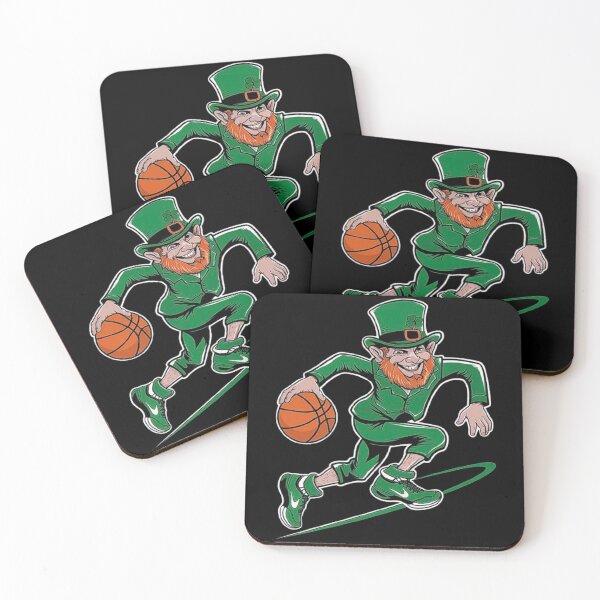 Item preview, Green Irish Mascot Playing Basketball Design designed and sold by love3617.
