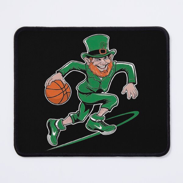 Item preview, Green Irish Mascot Playing Basketball Design designed and sold by love3617.