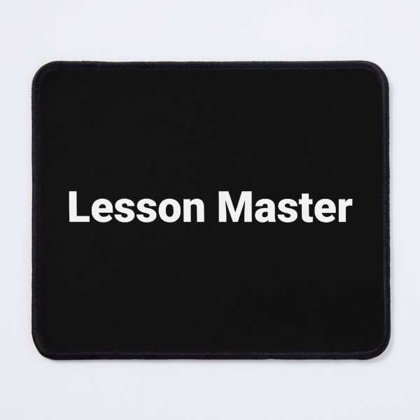 Item preview, Lesson Master designed and sold by Text-based T-Shirts and Gifts.