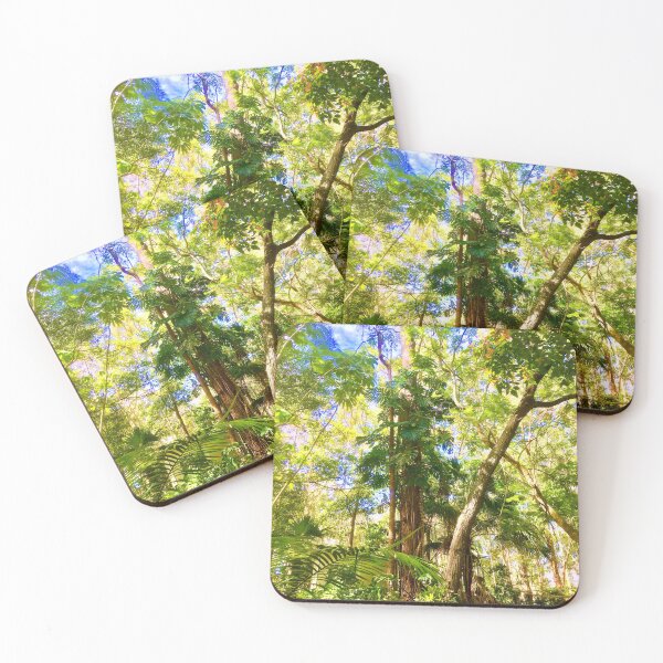 Item preview, Garden with Monsteras, Jacaranda  and Brachychiton Gold Coast  designed and sold by ginnymac.
