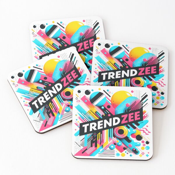 Item preview, TrendZee Bold Shapes with Neon Pop Aesthetic designed and sold by Thai Vibe Studio.