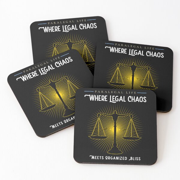 Item preview, Paralegal Life: Where Legal Chaos Meets Organized Bliss Funny designed and sold by HeavenlyHuesStudio.