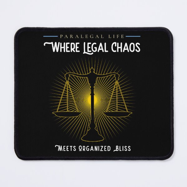 Item preview, Paralegal Life: Where Legal Chaos Meets Organized Bliss Funny designed and sold by HeavenlyHuesStudio.