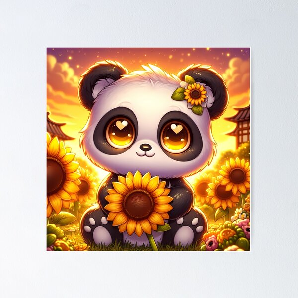 Item preview, Panda Sunflower  designed and sold by Jbl55.