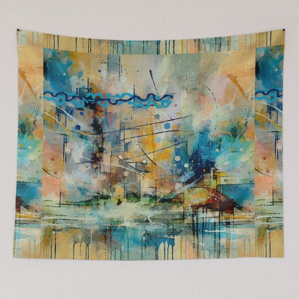 Item preview, Drips & Spashes Abstract designed and sold by ViaARTfactory.