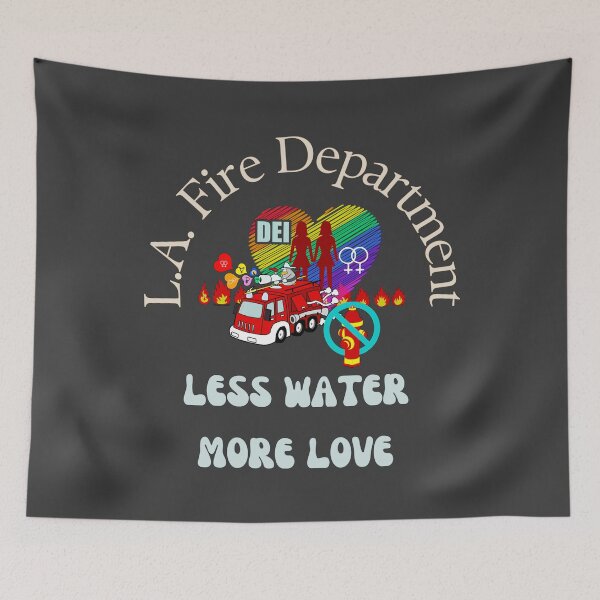 Item preview, Less Water, More Love: The L.A. Fire Dept. Revolution designed and sold by Sanctum Icons.