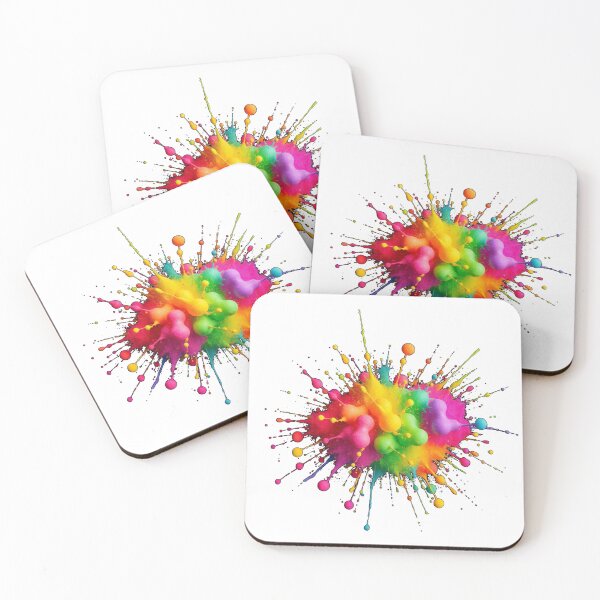 Item preview, Explosive Neon Color Splash designed and sold by GaricDrawsob.
