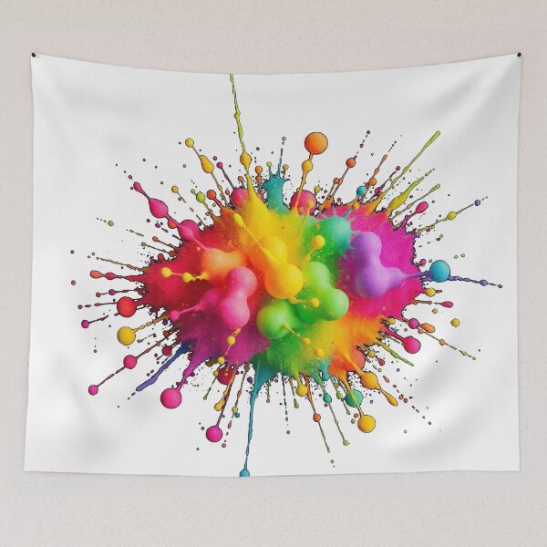 Item preview, Explosive Neon Color Splash designed and sold by GaricDrawsob.