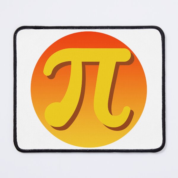 Item preview, Pi Design in sunset orange colors designed and sold by PaperViewStore.
