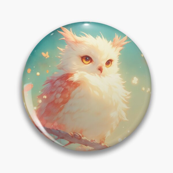 Item preview, Celestial Owl Perched in an Autumn Glow designed and sold by AshiraCreations.
