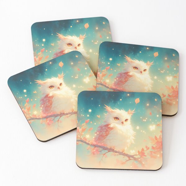 Item preview, Celestial Owl Perched in an Autumn Glow designed and sold by AshiraCreations.