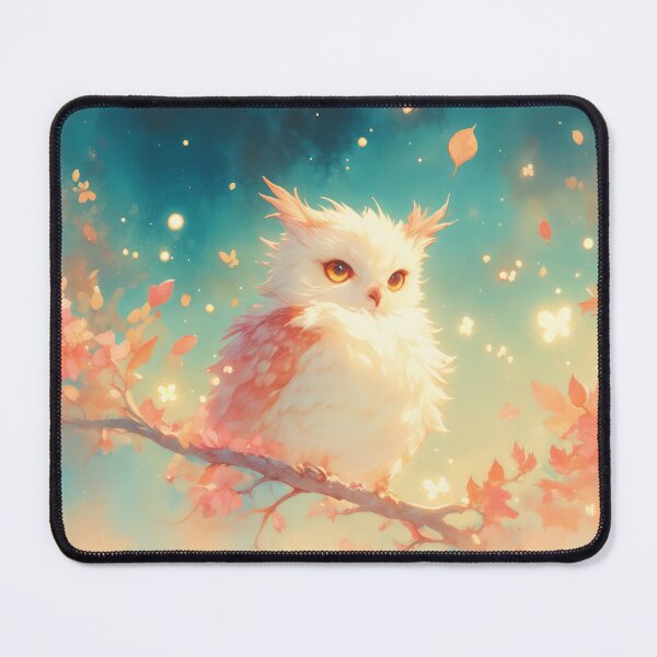 Item preview, Celestial Owl Perched in an Autumn Glow designed and sold by AshiraCreations.