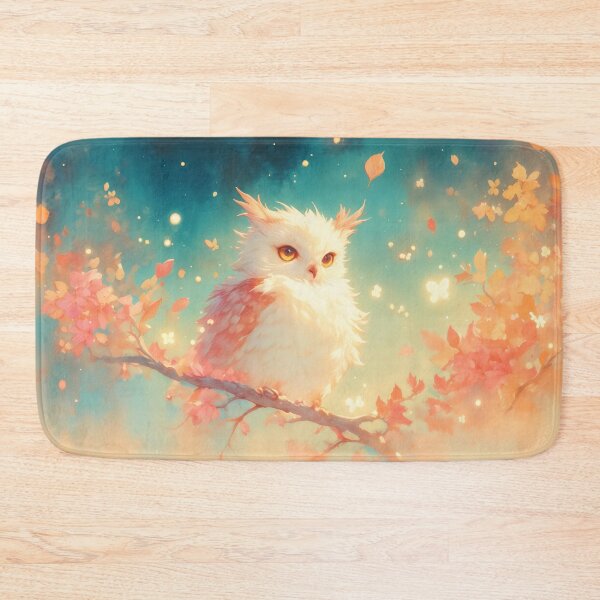 Item preview, Celestial Owl Perched in an Autumn Glow designed and sold by AshiraCreations.
