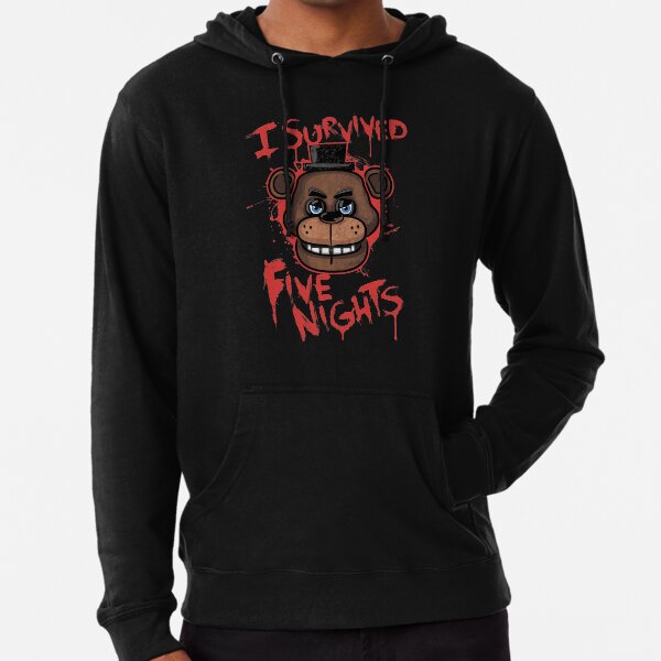 I Survived Five Nights At Freddy's Pizzeria Lightweight Hoodie