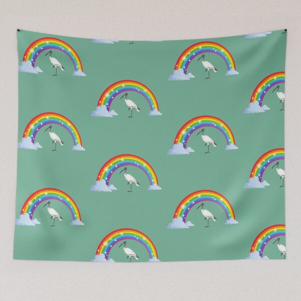 Item preview, Bin Chicken Rainbow designed and sold by GrahamBaxter.