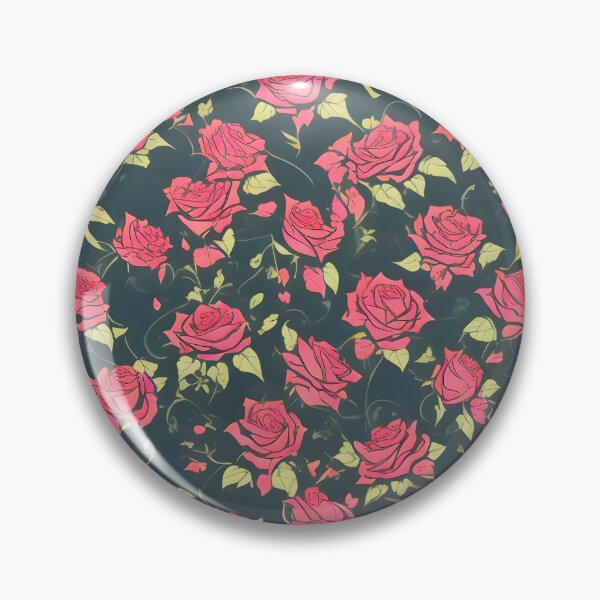 Item preview, Jardín de rosas romántico, decoración romántica botánica para el hogar, patrón sin costuras de rosas rosadas, diseño elegante inspirado en la naturaleza, estilo de ilustración suave y elegante designed and sold by Kintsugi99.