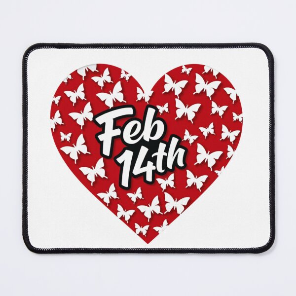 Item preview, Feb 14th Valentine Butterflies Heart designed and sold by ArtofBJ.