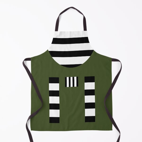 Aperçu de l'œuvre Motif rayé preppy vert olive, noir et blanc créée et vendue par fluffyfamcraft.