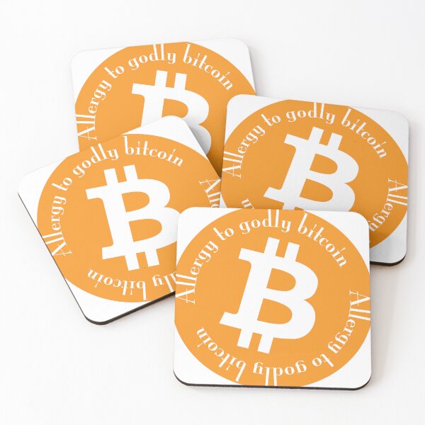 Item preview, Allergy to godly bitcoin  designed and sold by nogamax.